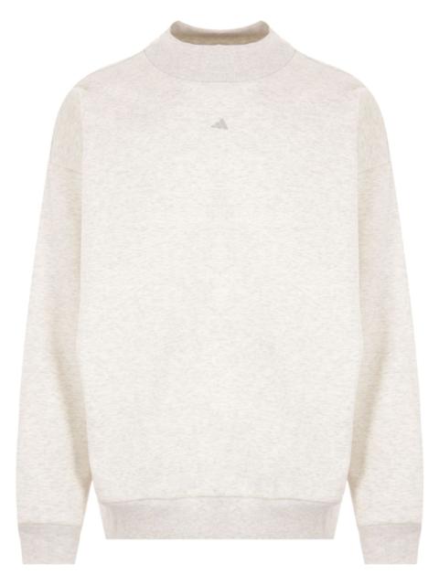 basketball-logo printed sweatshirt