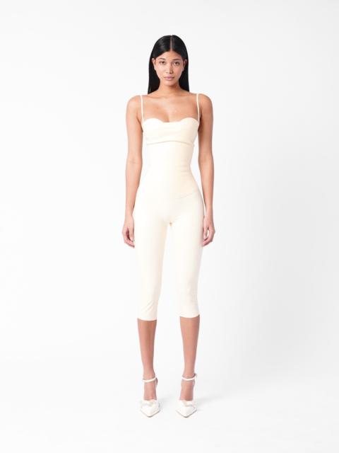 CASSIDY LATEX CAPRIS WHITE