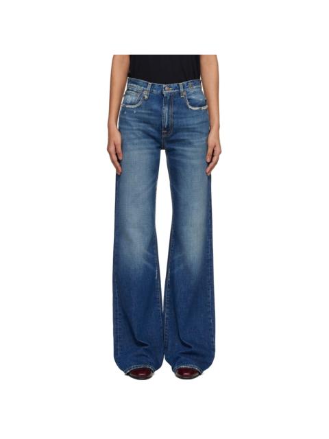Blue Loose Jane Jeans