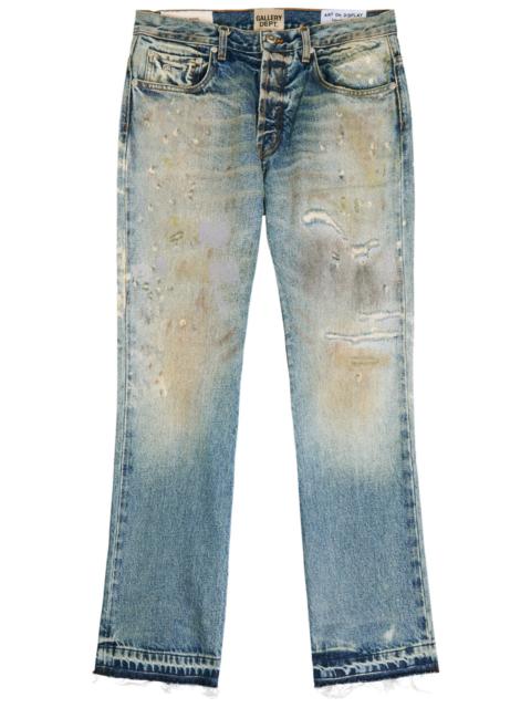 Gallery Dept. Greased 646 Flared-leg Jeans