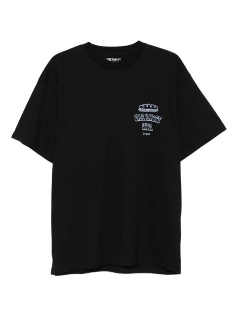 Sandwich embroidered logo t-shirt