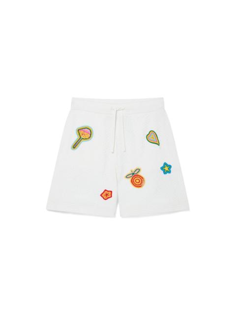 Crochet Motif Shorts | Casablanca Paris