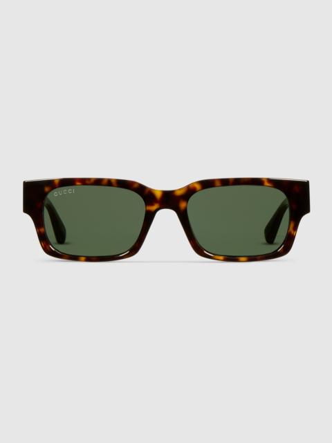 Rectangular frame sunglasses