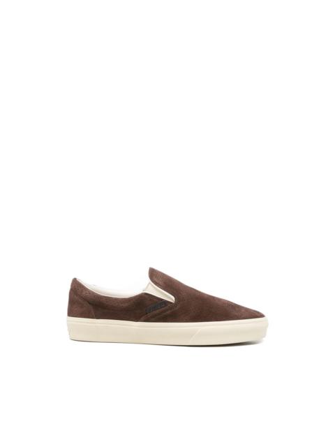suede slip-on sneakers