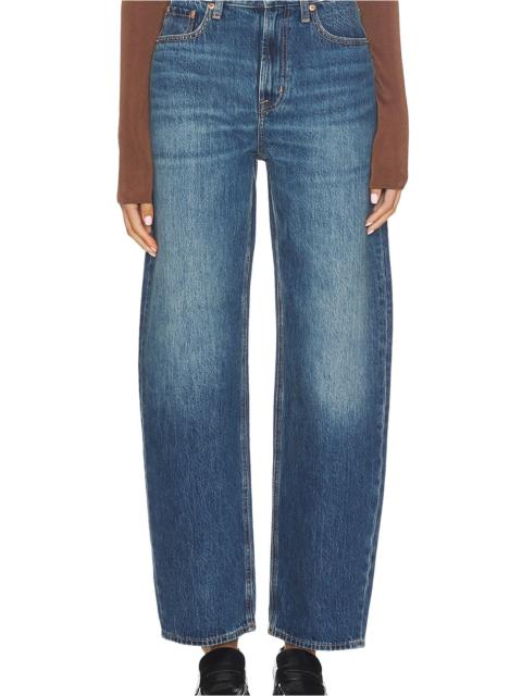 Wes High Rise Barrel Jeans
