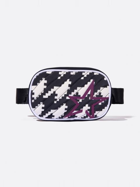 Houndstooth Star Belt Bag