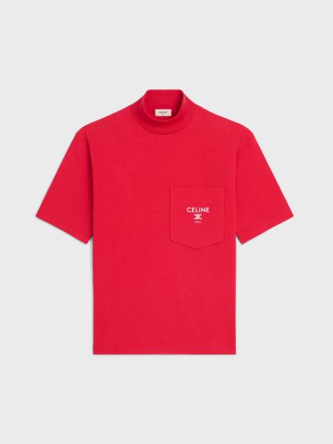 mock neck t-shirt IN cotton jersey