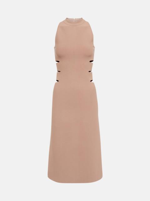 Cutout midi dress
