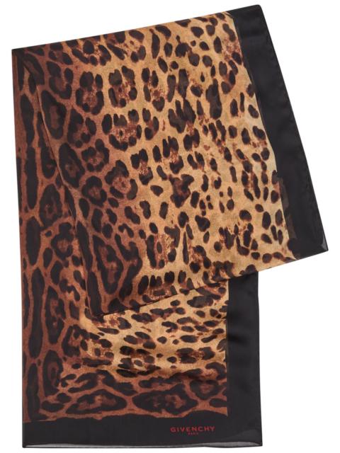 Givenchy Leopard-print Silk Scarf