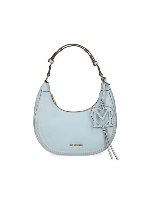 heart-charm shoulder bag