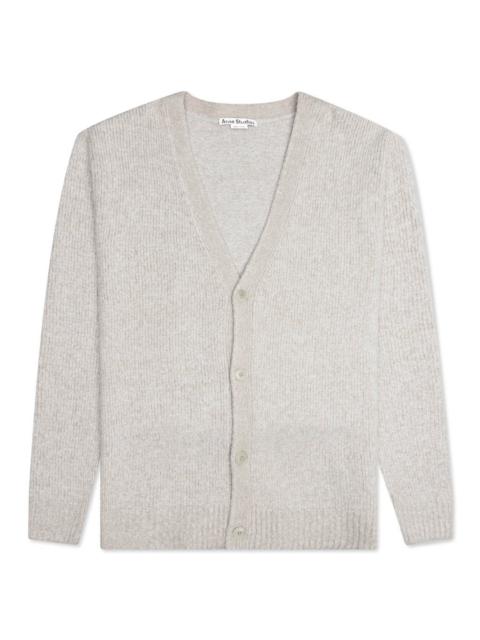 WOOL BLEND CARDIGAN - LIGHT TAUPE