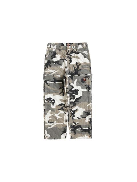 Supreme Dickies Quilted Double Knee Painter Pant Grey Camo