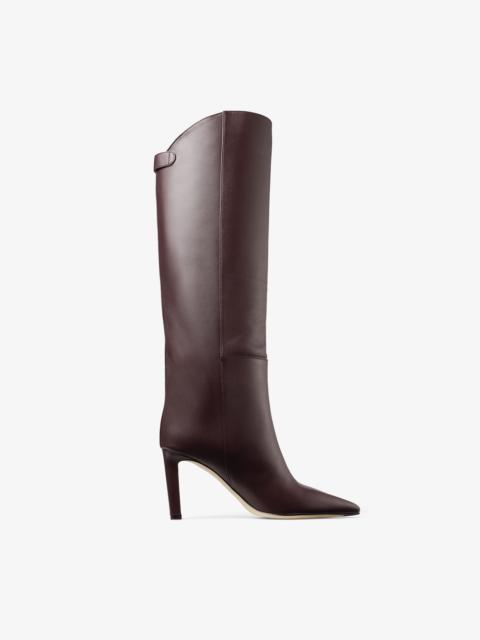 Alizze Knee Boot 85
Deep Merlot Smooth Leather Knee High Boots