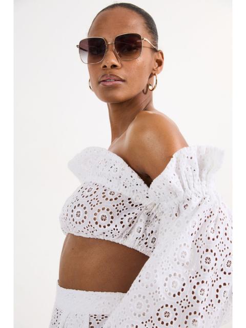 Beach Woven Bardot Beach Top