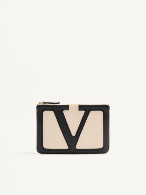 VALENTINO GARAVANI VIVA SUPERSTAR NAPPA LEATHER POUCH