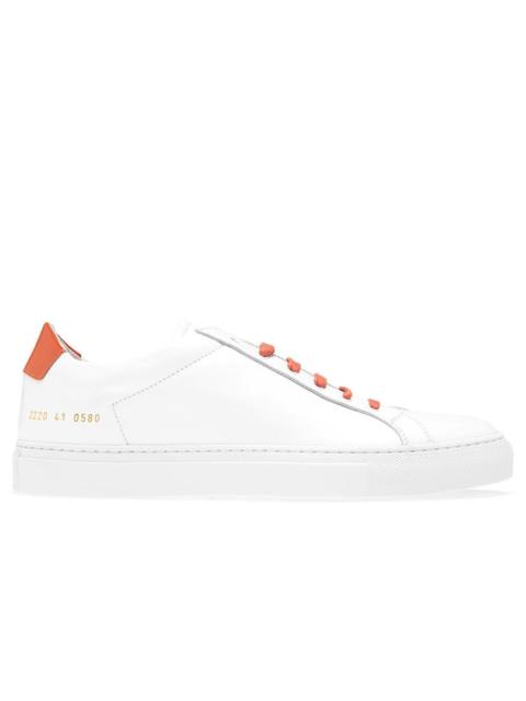 COMMON PROJECTS RETRO LOW GLOSSY - WHITE/ORANGE