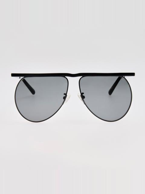 Mina Aviator Sunglasses in Black