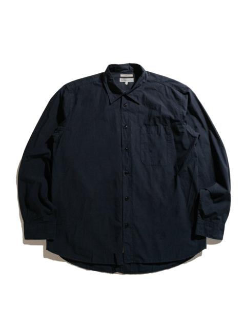 SHIRT01 Unisex Cotton Poplin Shirt Charcoal