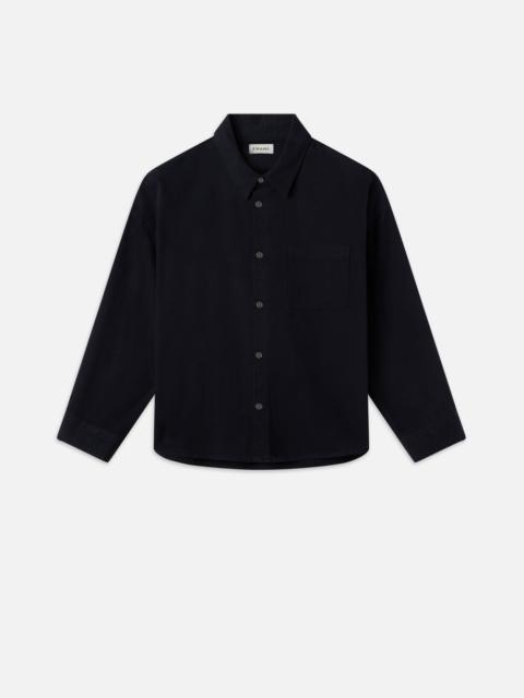 Relaxed Denim Shirt in Navy