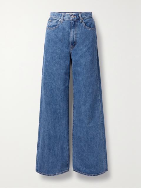 Eva High-rise Wide-leg Organic Jeans