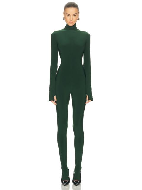 Long Sleeve Slim Fit Turtleneck Catsuit