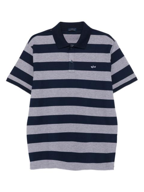 striped polo shirt