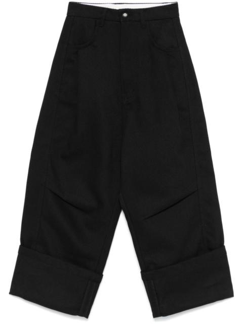 cropped trousers