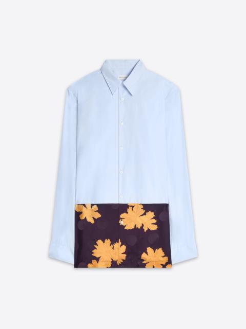 CONTRAST COTTON SHIRT