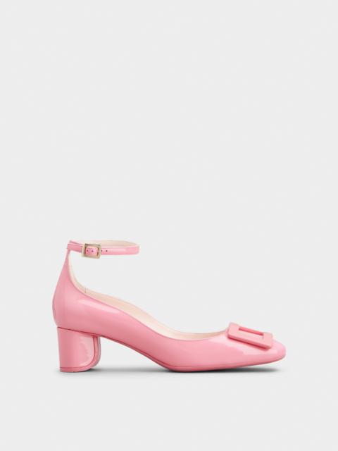 Ankle Strap Pumps in patent leather