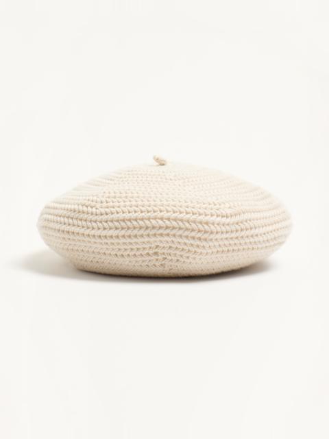 CHEZ VALENTINO KNITTED WOOL BEANIE