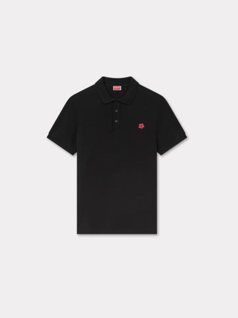 'Boke Flower' embroidered slim polo