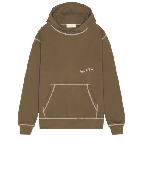 Wordmark Reverse Stitched Hoodie