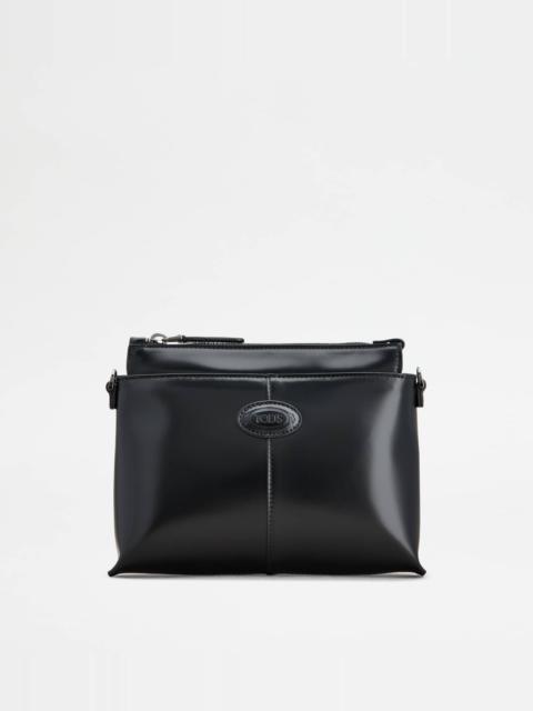 TOD'S DI BAG CROSSBODY BAG IN LEATHER MINI - BLACK