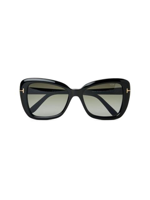 oversize-frame sunglasses