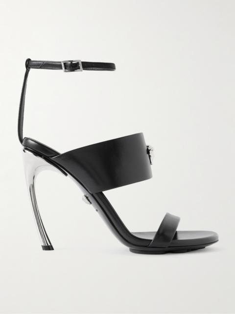 Embellished Leather Sandals