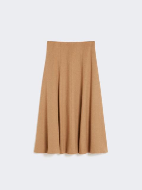 GENEVE Camel flared skirt