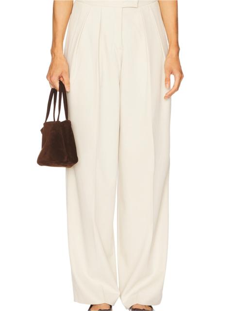 High Waisted Pleated Trousers