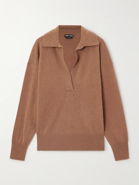 Cashmere Polo Sweater