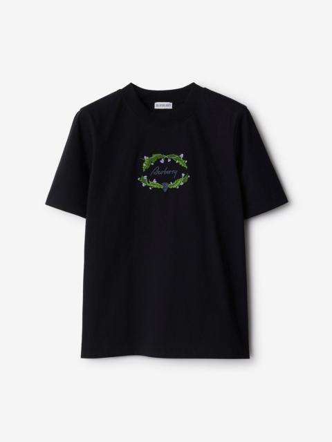Thistle Logo Cotton T-shirt