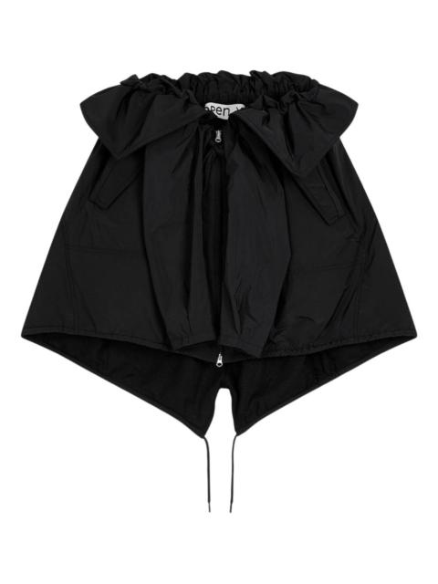 asymmetric mini skirt