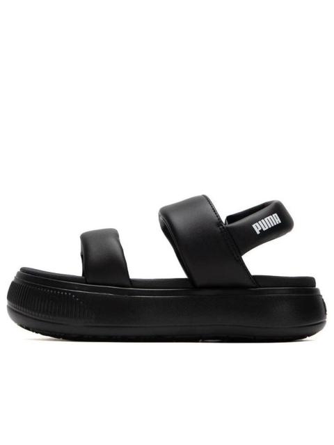 (WMNS) PUMA Mayu Puffy Slides 'Black' 399451-02