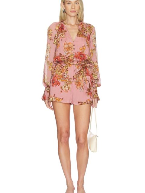 Romper With Tie Belt