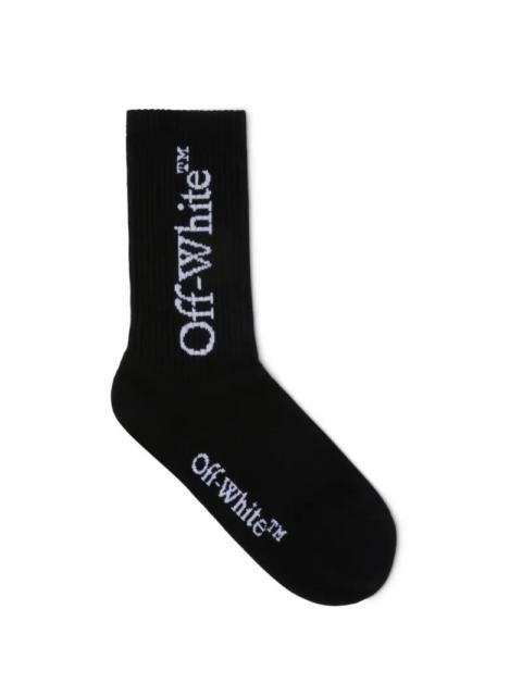 Black Bookish Mid Socks