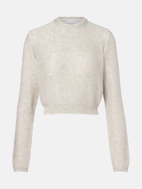 Sequined sweater