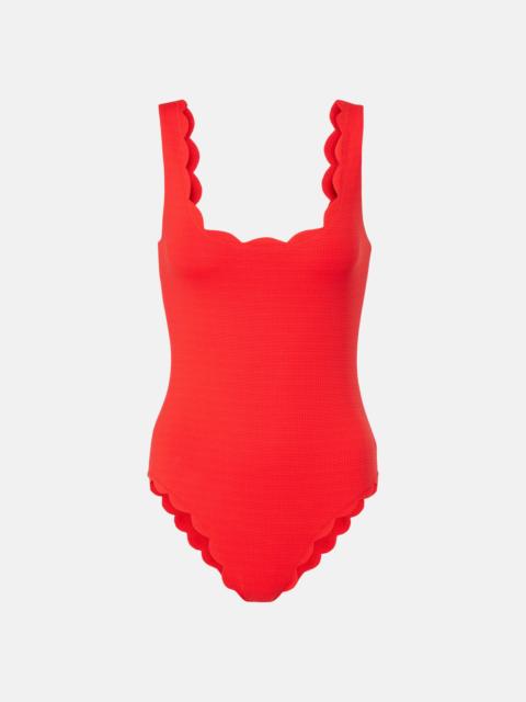 Scalloped swimsuit
