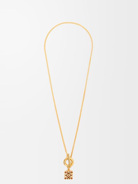 Anagram pendant in sterling silver