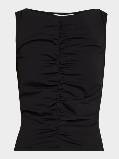 The Ruched Sleeveless Top