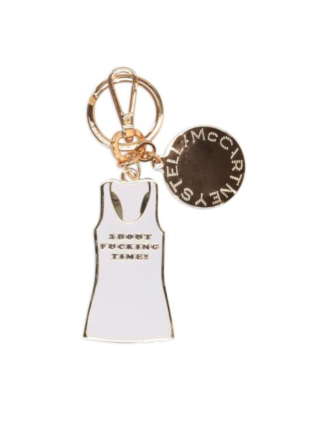 tank top charm keyring