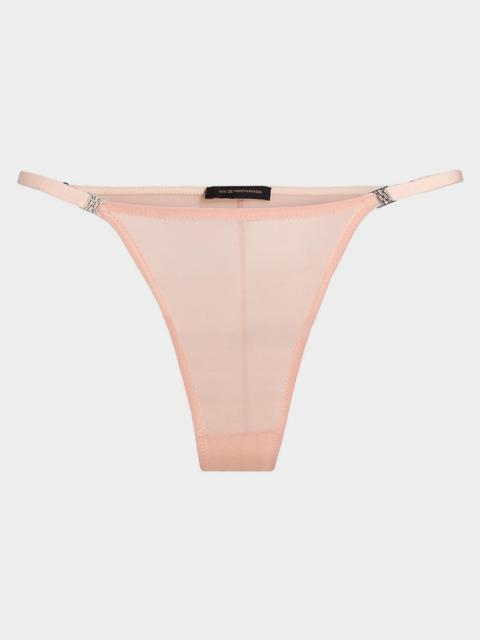 Brienne Stretch Mesh String Bikini Briefs