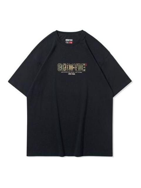 Li-Ning Paris Fashion Week SS20 Series Tee 'Black' AHSQ073-2
